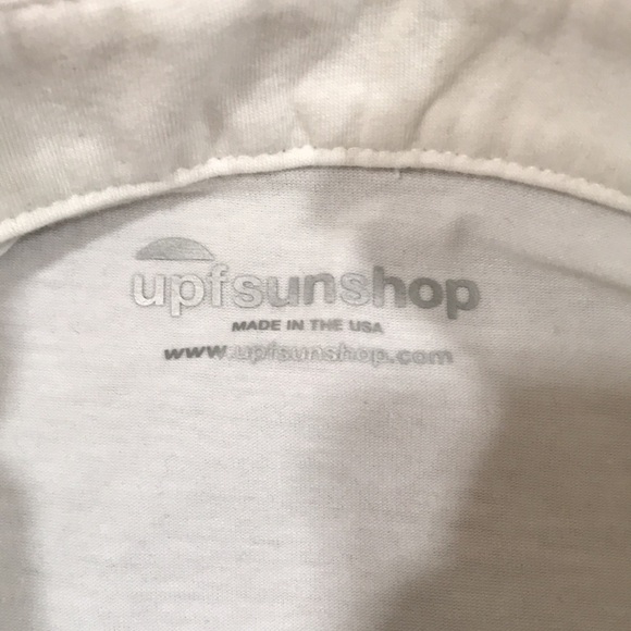 Upfsunshop Crisp White Long Sleeve Ruffle Henley size 3X - Picture 6 of 9